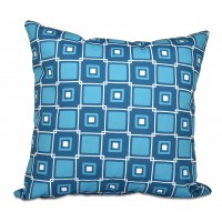 Highland Dunes Cedarville Square Geometric Print Outdoor Throw Pillow HLDS3209